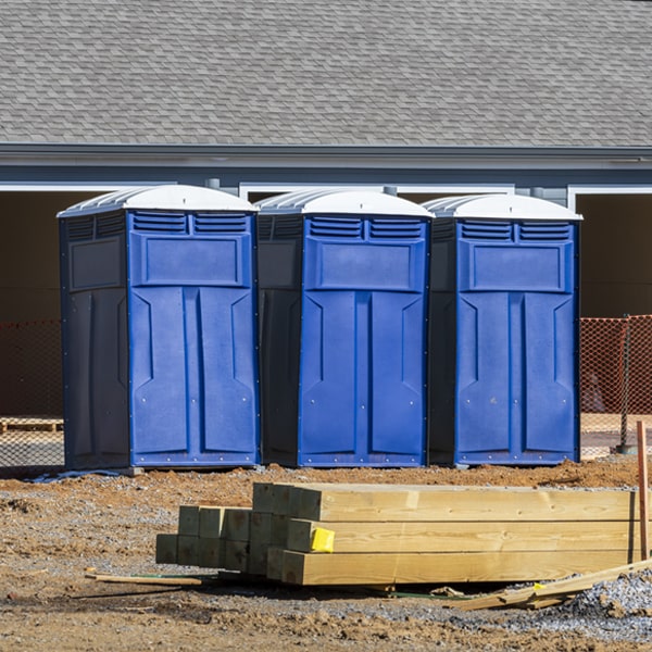 are there any restrictions on where i can place the porta potties during my rental period in Gibsonburg OH